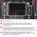 8 Channel Lithium Capacity 18650 Battery Power Detector Tester Automatic Charging And Discharging Module