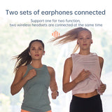 Bluetooth 5.0 Audio Receiver Transmitter 3.5MM AUX Jack Music Wireless Adapters Connect Two Devices Support Type-C Charging