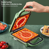 Multifunctional Electric Toaster - Make Sandwiches, Waffles, Roast Meat, and Omelettes