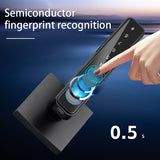 Electronic door biometric fingerprint unlock WiFi Tuya/TTlock application controls smart password lock keyless entry