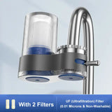 1pc Tap Water Purifier Washable Replacement Kitchen Long Lasting Ceramic Filtro Faucet Mixer Aerator with 2 Filter