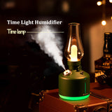 Portable LED light usb portable spray mist maker personal space ultrasonic air humidifier for car plant