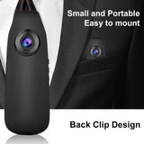 Mini Digital Recording 560mAh 3H 7H Audio Body Mounted Video Camera
