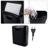 Paper Credit Card Mini Electronic Silent A4 Shredder Automatic 10L Capacity