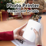 Portable miniature color printer, portable intelligent pocket printer