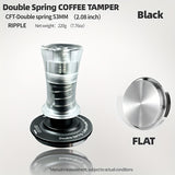1pc Double Spring Coffee Tamper 30 Ib Coffee Powder Hammer 51/53/58MM Italian Coffee Powder Press Coffee Tools Barista Tools