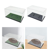 Football Dustproof Oval Ball Holder Acrylic Display Case for Souvenir Art Craft Collectibles Figures Volleyball