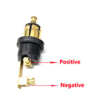 30cm 1 2 Small for Motorcycles Hella(Din) to Dual Standard Car Cigarette Lighter Adapter Cable