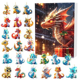 Gifts Including Adorable 2D Dragon Baby Dolls & Stunning Christmas PendantChristmas Countdown Calendar Featuring 24 Surprise