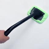 Window Cleaner Brush Kit Windshield Cleaning Wash Tool Inside Interior Auto Glass Wiper With Long Handle Car Accessories