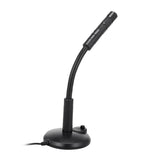 USB Desktop Microphone Plug &Play Omnidirectional PC Laptop Mic for Computer Gaming Recording Chatting Singing Meeting