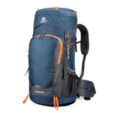 65L Water-resistant Hiking Backpack with Rain Cover Outdoor Sport Travel Daypack for Camping Climbing Mountaineering
