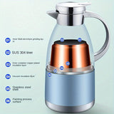 1PC 2.3L 304 Stainless Steel Thermal Pot Thermal Carafes Water Kettle European Style Home Insulation Kettle Vacuum Kettle