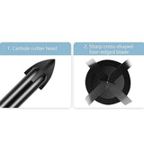 1Set Ceramic Drill Bit  Glass Marble Concrete Cement Wall Drilling Drill Ceramic Drill Bit