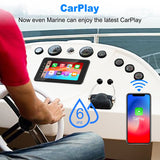Audio System 8 Inch Waterproof Ipx6 Multimedia Player Wireless Carplay Android Auto Perfect for Marine Atv Boat Golf Cart