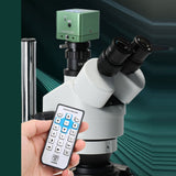 4K Clear Definition 7X Zoom Microscope Camera Industrial Lab Detected Imaging Acquisition Video Recorder Electronic Eyepiece