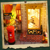 1pc DIY Cabin Book, Three-dimensional Handmade Assembly With Light House Model Toy, Creative Decoration Birthday Gift Valentine's Day Gift，Christmas Gift Decorations