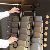 Pants Rack Stainless Steel Clothes Hanger Closet Organizer Space Saving Closet Organizer