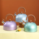 1pc Whistle Tea Kettle For Stove Top, 2L/3L Stainless Steel Large Capacity For Boiling Water And Making Coffee, Suitable