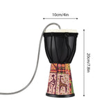4 Inch Spring Effect Instrument PVC Portable Drum Brightly Colored Thunder Sound Simulation