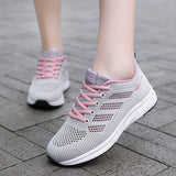 2023 new lightweight and breathable casual women's with mesh sports running shoes women, one foot lazy fit, single shoe for women