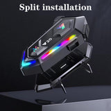 Wireless Motorcycle Helmet Headset 1000mAh Y20 RGB Colorful Lights Earphone Headphone BT 5.3 Motobike Stereo Accessories