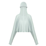 Sunscreen Clothing Summer IceSilk Long Sleeved Rash Guards Breathable Outdoor Fishing Running Sports Sunshine Protections Cloth