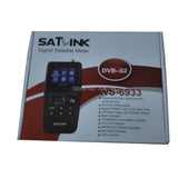 Original Satlink WS-6933 2.1 Inch LCD Display DVB S2 Satfinder FTA C&KU Bnd WS 6933 WS6933 Digital Satellite Finder Sat Meter