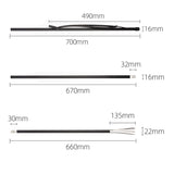 Aluminum Alloy Gaff 3-Section oon Tip with Barbs Diving Spear S Head Fishing Tools