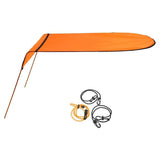 New Universal Durable Single Kayak Canoe Awning 125*110cm Anti-UV Folding Sunshade Tent Rain Shelter Boat