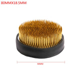 Round Ikebana Kenzan Flower Frog Art Flower Arranging Needle Holder Fixed Arranging Tool Rubber Base Holder Garden Floral Decor