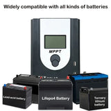 MPPT Solar Charge Controller 12V 24V Automatic Detection System Protection Safe Charging Solars Panel Regulator 10A 20A 30A 60A