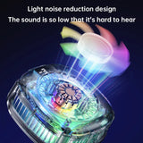 New Magnetic Semiconductor 3 Speed Adjustment Wind Ice Mobile Phone Flat Radiator RGB Light for SmartPhone PUBG Game