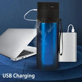 900mL LCD Insu Refrigerated Mini Vacuum Insulated Cup Outdoor Beverage Refrigerator Portable 304 Stainless Steel Cooler