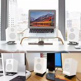 Desktop Stand Metal Audio Bracket Universal Tabletop Holder Tilt Stands For Kanto's Yu4 S4 Speaker A1n7