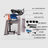 One-piece woodworking profiling cabinet type head chamfering all-in-one trimming hine
