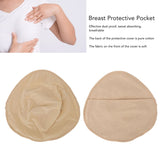 Silicone Forms Cover Soft Breast for Post Mastectomy Women Large Protective Pocket