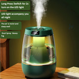 1pc, 101.44oz Cool Mist Humidifier With Double Spray Head, Bedroom Night Light Humidifier, For Home Nursery Plant Humidifier