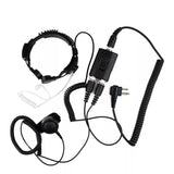 Tactical Military Throat Mic Headset/Earpiece Finger PTT M-Head for Motorola GP88 GP300 P040 PRO1150 EP450 Walkie-talkie Radio