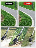 Garden Edger Tool Wheeled Manual Edging Grass Trimmer Edge Grinder Lawn Mower Cutter Weeder Cutting hine