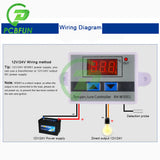 XH-W3001 Microcomputer Digital Controller Thermostat Intelligent Electronic Temperature Control Switch 12/24/220V