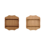 1/6 Doll House Furniture Accessories Mini Model Tableware Display Stand/Tableware Wall Frame Durable Wood Color Oiled