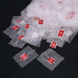 6000Pcs 5.5 X 7Cm Pyramid Filter Nylon Single String Label Transparent Empty Tea Bag