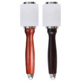 Carving Hammer, DIY Leather Craft Mallet, Cowhide Sewing Rod, Plastic Straight Wood Handle 8.26 Inches A
