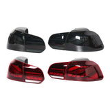 M4 GTS Design Style Dynamic Full LED Tail Lights With Sequential Turn Signal Fit For Volkswagen Golf Mk6 GTD R R20 2009-2013