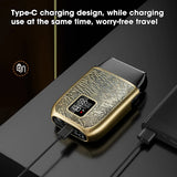 2024new Resuxi LK-3010 Rechargeable Hair Cutting Bald Salon Professional Electric Double Foil Shaver Men Razor