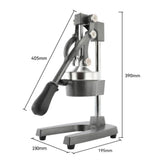 Manual Commercial Stainless Steel Squeezed Juice God Fresh Lemon Orange Large Juicer