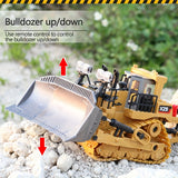 Children's Alloy Remote Control Excavator Simulation Digger Charging Model Remote Control Engineering Vehicle Model