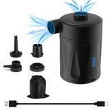 Electric Pump Portable Wireless Compressor Iator/Deflator Pumps for Iatable Cushions Air Beds Boat Swimming Ring