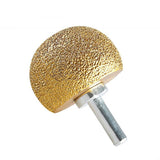 Brazing Diamond Mushroom Polishing Cone Head Pebble Cobblestone Marble Abrasive Tools Inner Circle wer Pot Arc Grinding